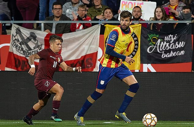 Pique tỏa sáng, tuyển Catalunya thắng đội vừa hạ Argentina của Messi - Bóng Đá