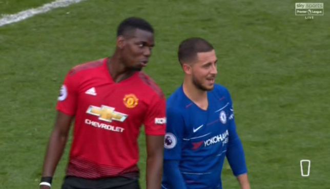 Pogba chatchit với Hazard trên sân - Bóng Đá