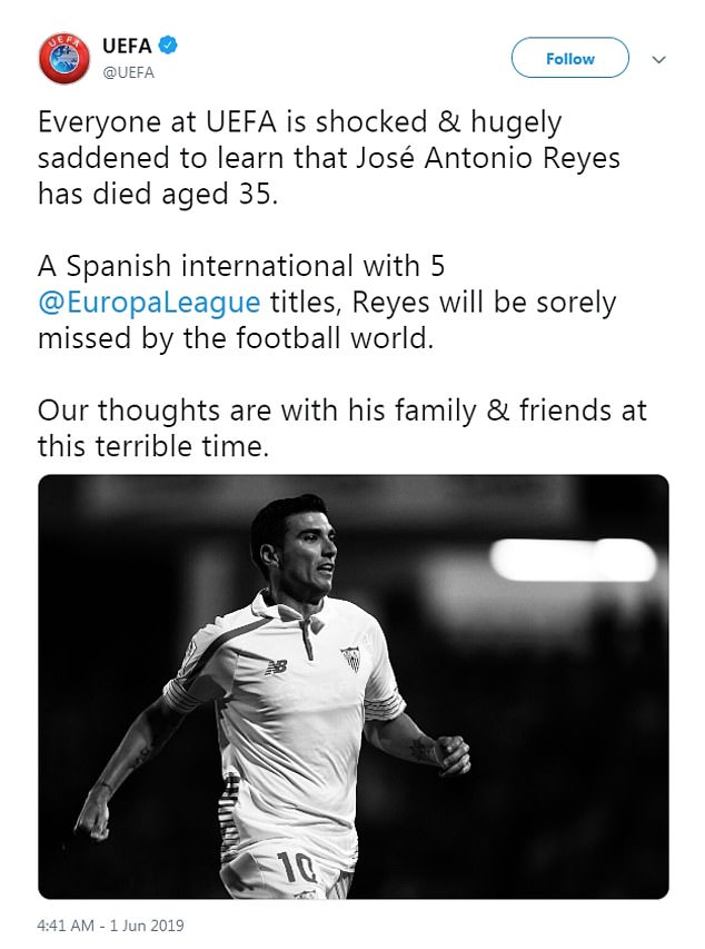 Cả thế giới tiếc thương sự ra đi đột ngột của Antonio Reyes - Bóng Đá