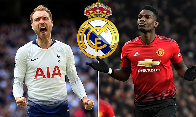 Cơn đau đầu của Real Madrid: Pogba hay Eriksen? - Bóng Đá