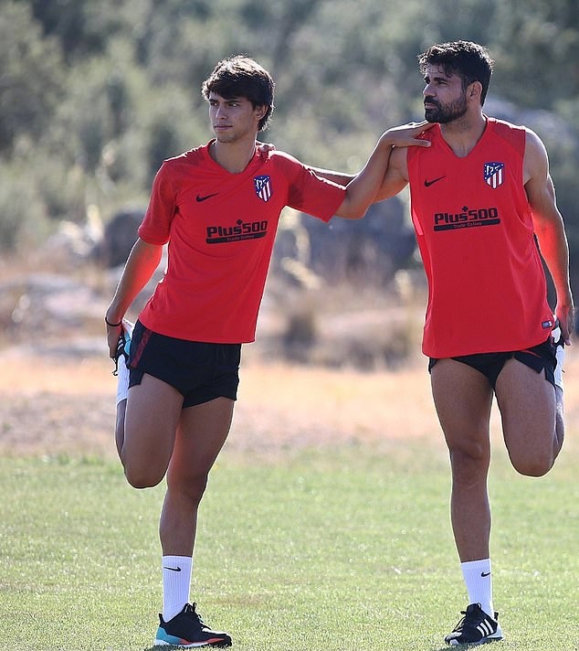 Felix officially unveiled as an Atletico player as new boy enjoys first training session after huge £114m move from Benfica - Bóng Đá