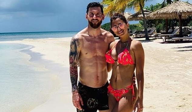 Ảnh Messi du lịch cùng vợ - Bóng Đá