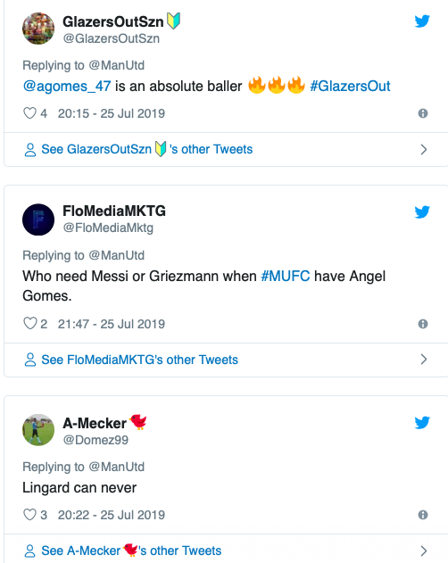 Manchester United fans react as Angel Gomes strikes late winner against Tottenham - Bóng Đá