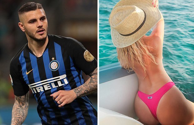 Mauro Icardi's wife goes topless in cheeky snap amid star's transfer saga - Bóng Đá