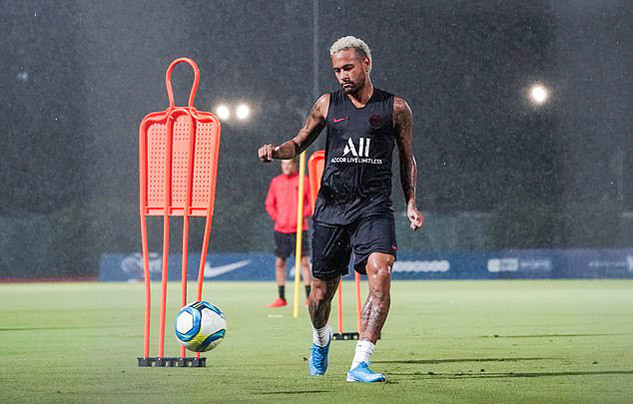 neymar back in training - Bóng Đá