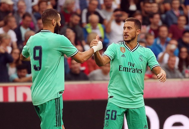 Hazard scores Real Madrid's first goal - Bóng Đá