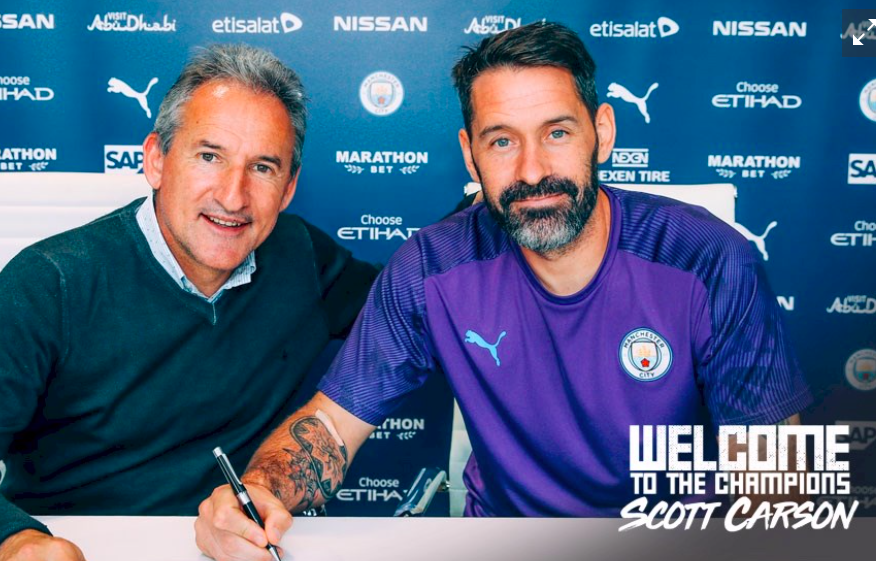 Manchester City confirm the signing of goalkeeper Scott Carson - Bóng Đá