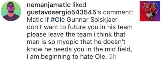 Nemanja Matic likes Instagram post slamming Man Utd manager Ole Gunnar Solskjaer - Bóng Đá