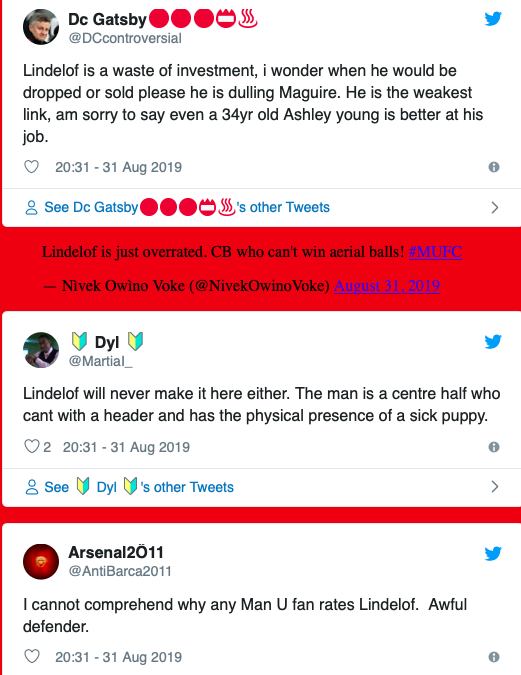 Man United fans react to Victor Lindelof performance vs Southampton - Bóng Đá