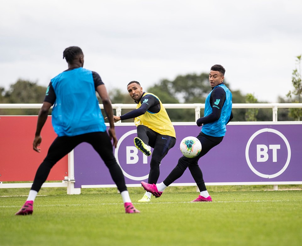 ảnh tập tuyển Anh Wan-Bissaka, Maguire - Bóng Đá