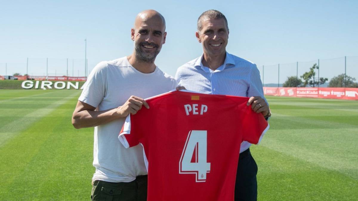 Pep Guardiola signs for Girona - Bóng Đá