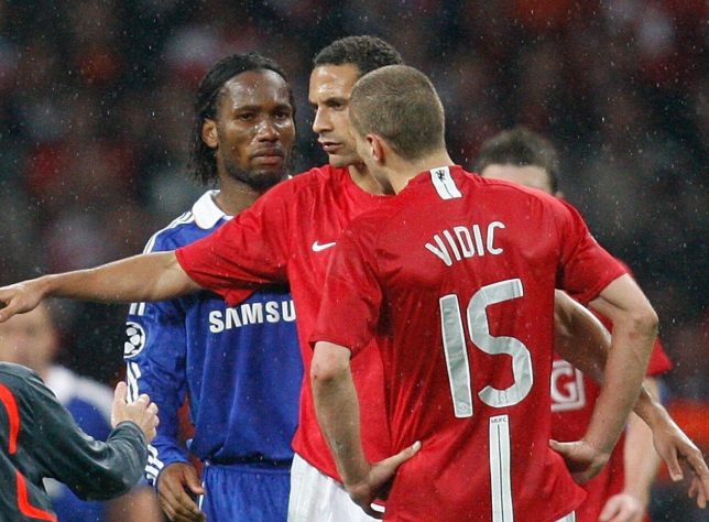 Nemanja Vidic reveals Chelsea striker wanted to punch him in Champions League final - Bóng Đá