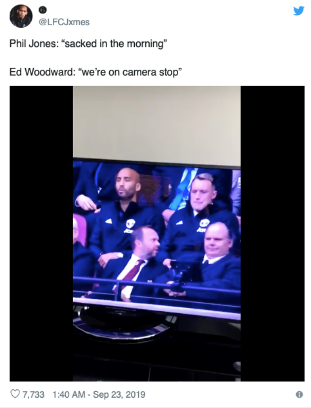 Ed Woodward DID tell Phil Jones off at West Ham, barking 'We're on camera, stop' - Bóng Đá