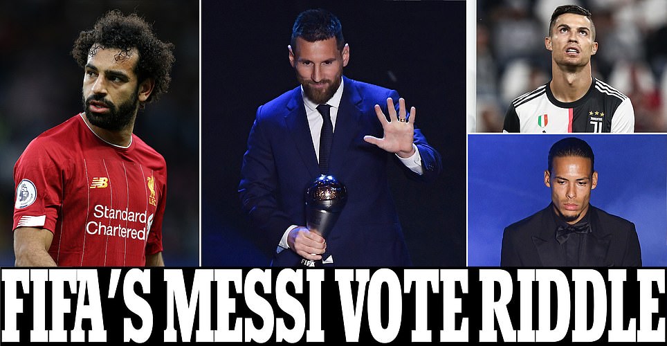 Captains and coaches claim they DID NOT vote for Lionel Messi for The Best award - FIFA reveal Egypt's vote for Salah was rejected - Bóng Đá