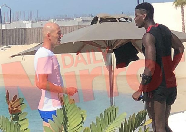 Truth behind Dubai meeting between Man Utd star Paul Pogba and Zinedine Zidane - Bóng Đá