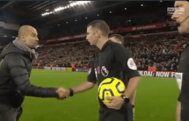 Pep Guardiola sarcastically thanks match officials after Man City lose at Liverpool - Bóng Đá