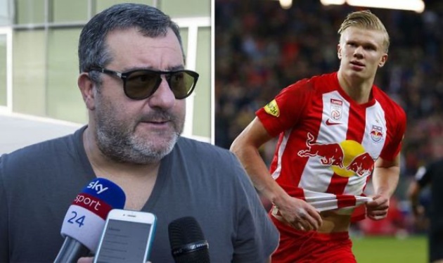 Mino Raiola reveals why Erling Haaland rejected Manchester United transfer to join Borussia Dortmund - Bóng Đá