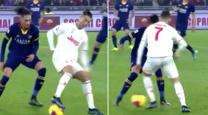 Cristiano Ronaldo ‘sends Chris Smalling back to Maidstone’ with outrageous piece of skill - Bóng Đá