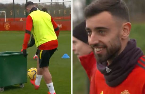 Bruno Fernandes blows Man Utd fans away with one-touch skill in first training session - Bóng Đá