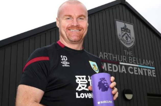 Dyche wins Barclays Manager of the Month award - Bóng Đá