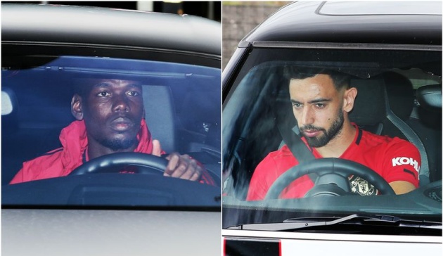 Paul Pogba and Bruno Fernandes team up in Manchester United practice match vs West Brom - Bóng Đá