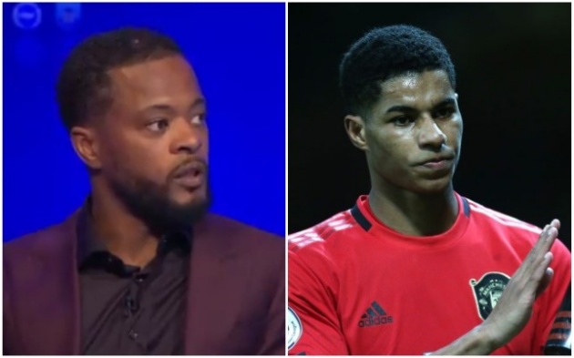 Marcus Rashford has said he will never leave Manchester United, claims Patrice Evra - Bóng Đá