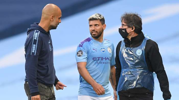 Injured Aguero to miss Manchester City's Champions League quarter final against Lyon - Bóng Đá