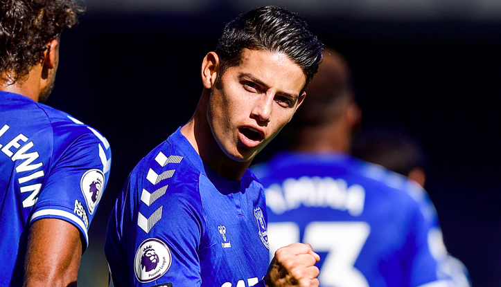 James Rodriguez lập siêu phẩm ghi bàn lẫn kiến tạo, Everton đè bẹp đối thủ 5 bàn - Bóng Đá