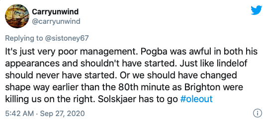 Fans start to turn on Ole Gunnar Solskjaer at Manchester United - Bóng Đá