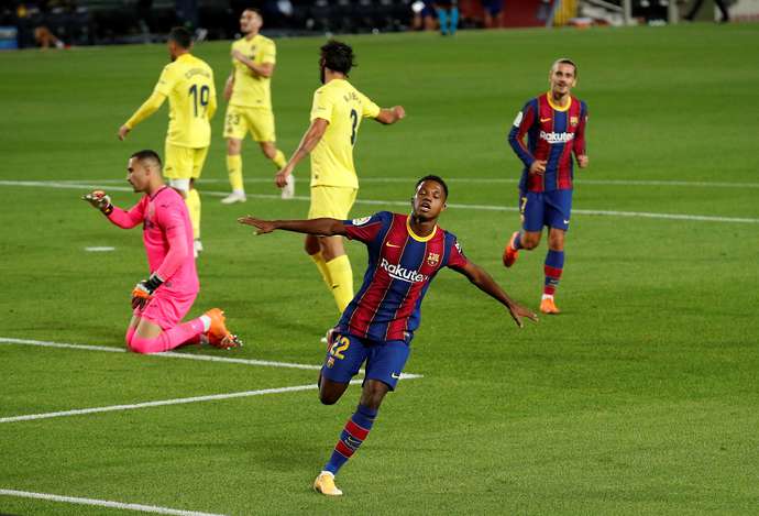 Barcelona 4-0 Villarreal: Ansu Fati denied Man of the Match award ‘because of his age’ - Bóng Đá
