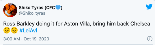 'Terminate his loan!' - Chelsea fans respond as Ross Barkley nets late winner for Aston Villa - Bóng Đá