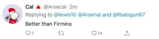 'Better than Firmino!' - Arsenal fans go nuts after Mikel Arteta's Folarin Balogun decision - Bóng Đá