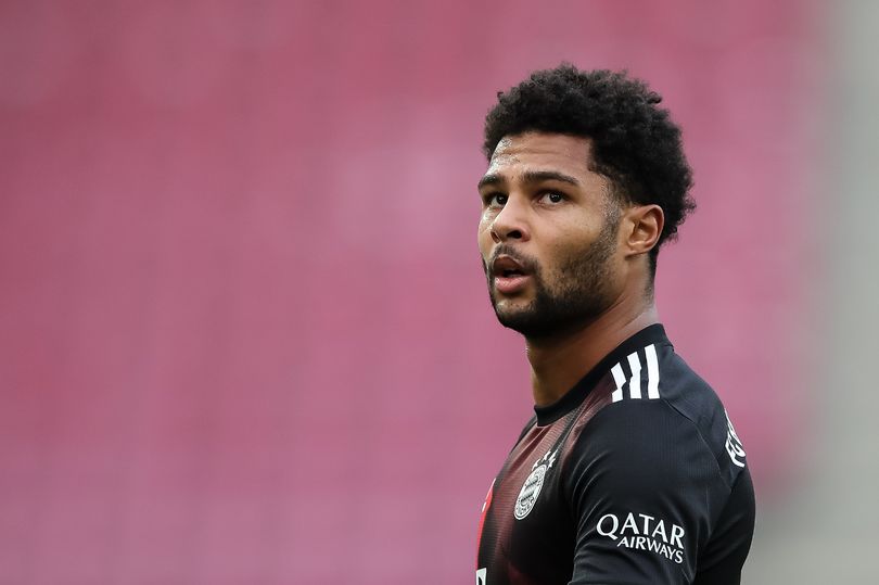 Serge Gnabry's two-word response when asked about Arsenal return - Bóng Đá
