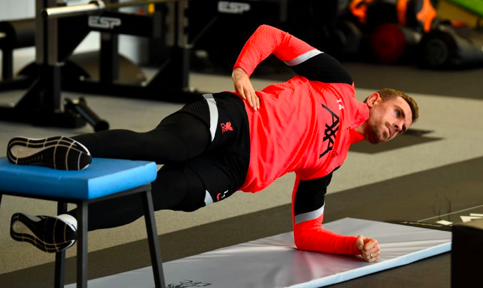 Jordan Henderson has been spotted working hard in the gym - Bóng Đá