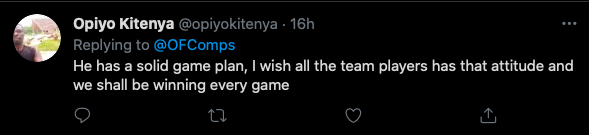 Maguire đã có một trận đấu tuyệt vời. Hy vọng những cầu thủ khác đều có thái độ như thế, và Man United sẽ giành chiến thắng mọi trận đấu.