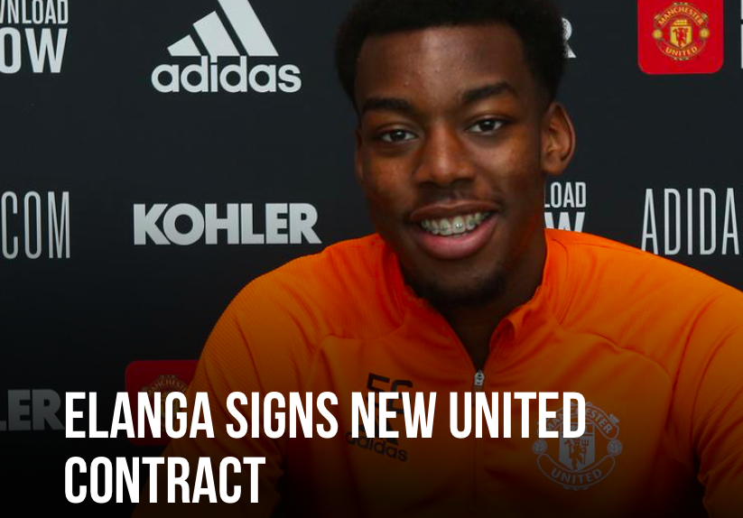 Anthony Elanga signs Man Utd new deal - Bóng Đá