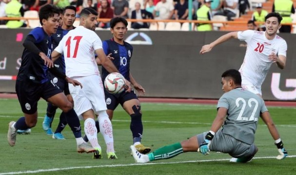 Campuchia thua trắng 10 bàn trước Iran - Bóng Đá