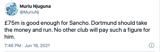 Jadon Sancho to Man United almost done: fans react on social media - Bóng Đá