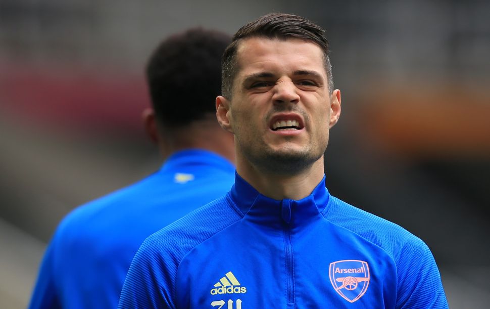 Granit Xhaka is reportedly on the verge of completing a move from Arsenal to Roma. - Bóng Đá