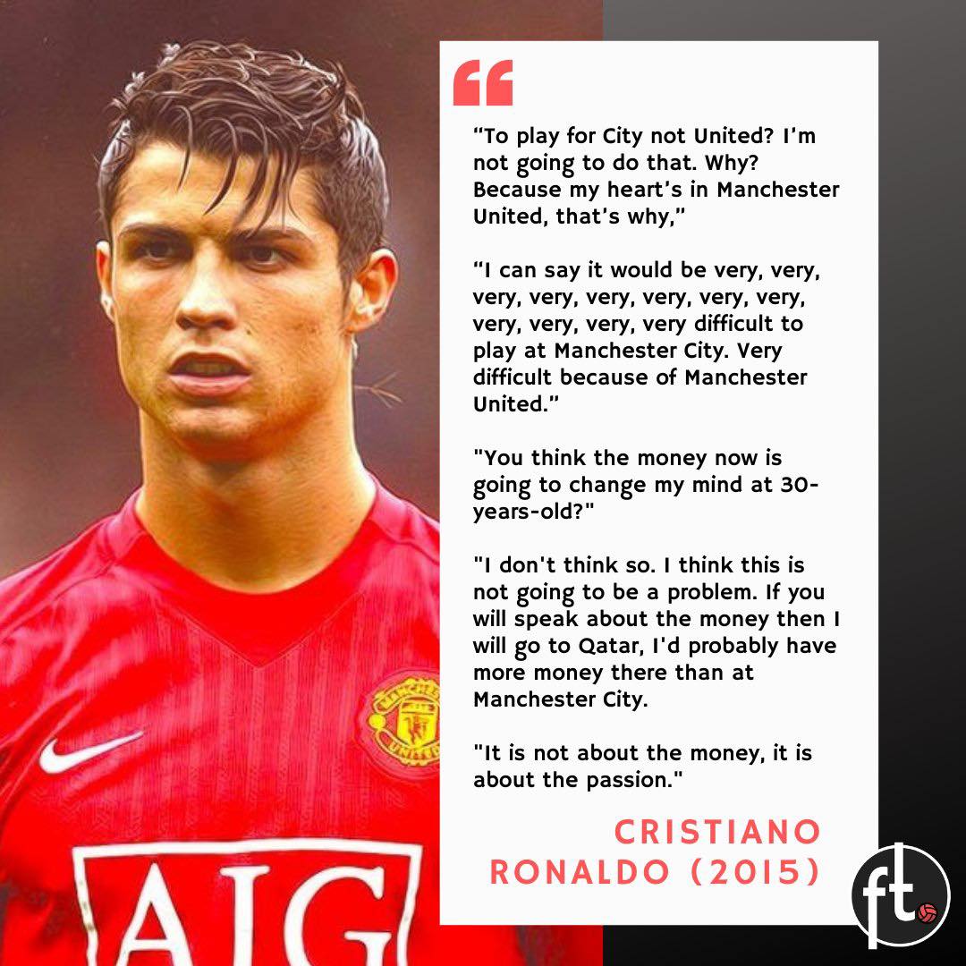 Tới Man City, hóa ra Ronaldo lừa dối Man Utd kinh điển - Bóng Đá