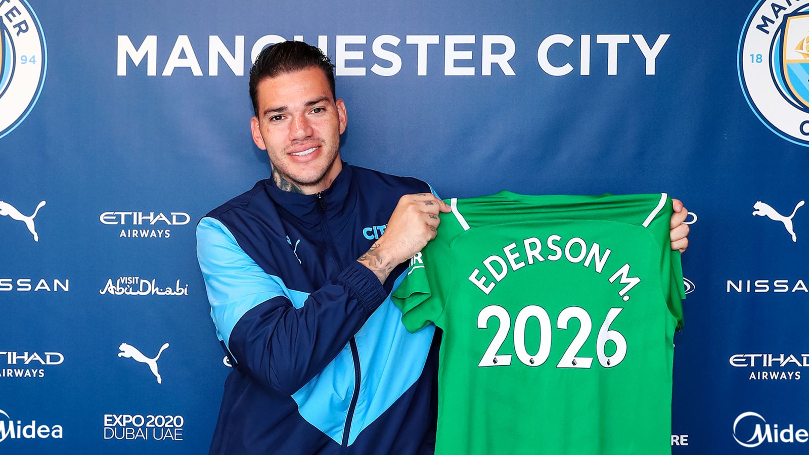 Ederson: Manchester City goalkeeper signs new contract until 2026 - Bóng Đá