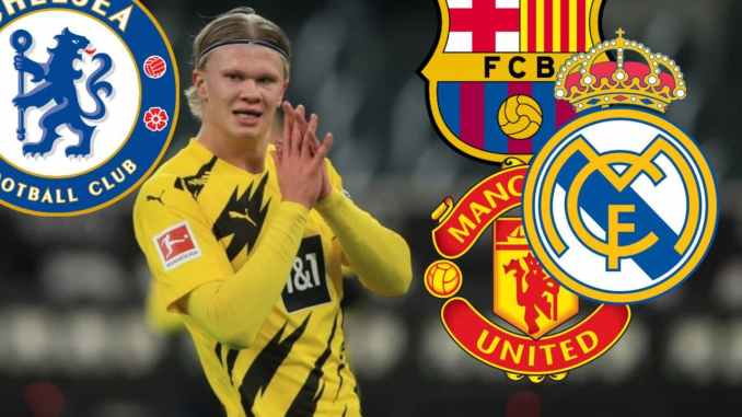Man United in pole position to beat City, Real Madrid in race for 21-year-old hitman - Haaland - Bóng Đá