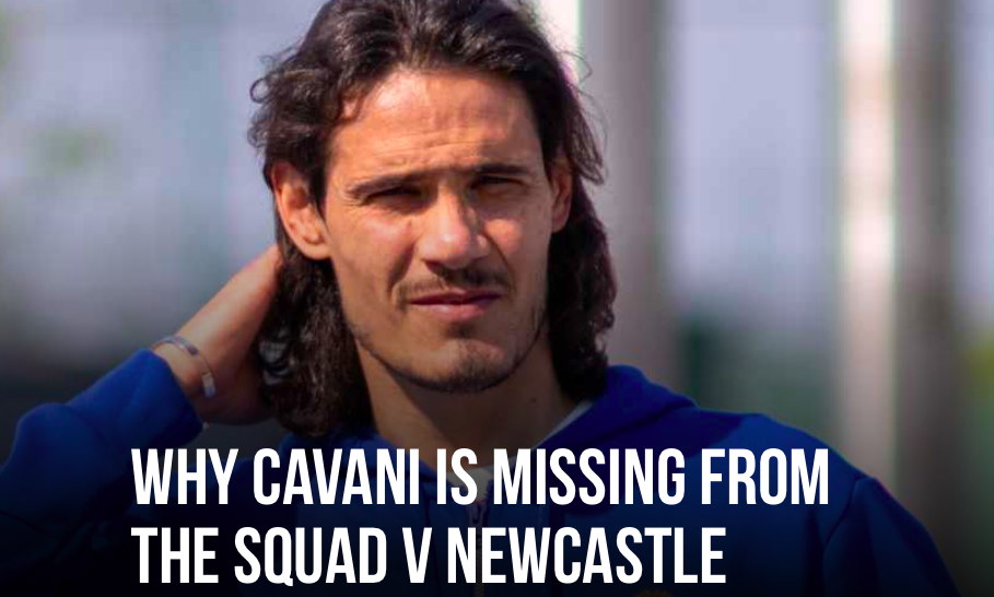 Ole Gunnar Solskjaer explains why Edinson Cavani missed Newcastle clash - Bóng Đá