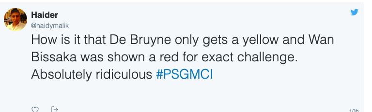 Manchester United fans slam lack of 'consistency' after Man City's Kevin De Bruyne escapes red card - Bóng Đá