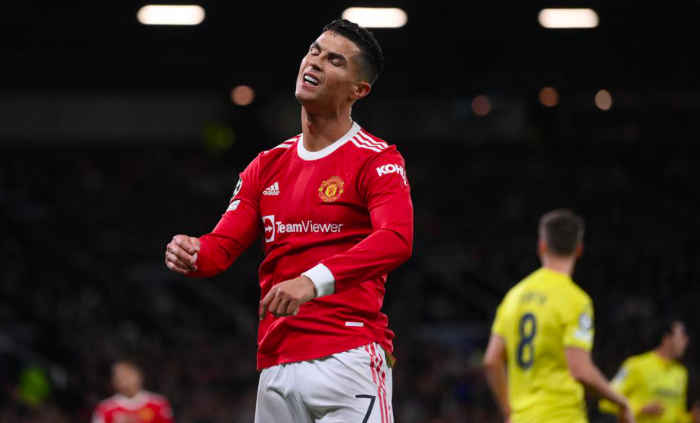 Vẻ mặt thất vọng của CR7.