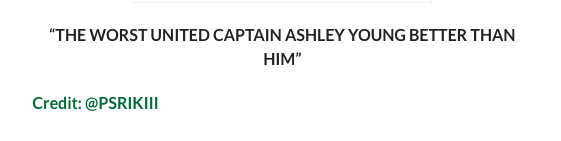 Đội trưởng tệ hại nhất, còn thua cả Ashley Young.
