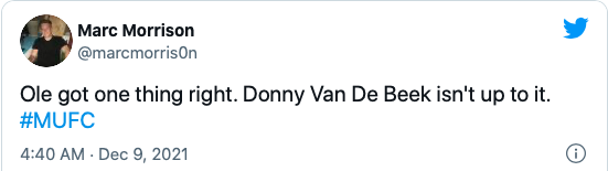 Van de Beek - “OLE WAS RIGHT” MANCHESTER UNITED FANS SLAM OUTCAST AFTER YOUNG BOYS SHOWING - Bóng Đá