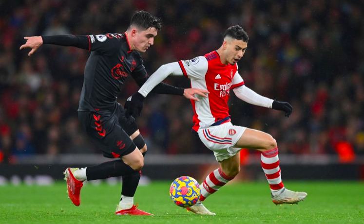 Some Arsenal fans on social media have been waxing-lyrical about Gabriel Martinelli after his performance - Bóng Đá