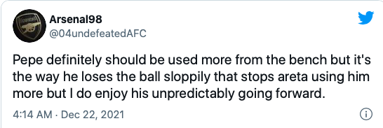 Arsenal fans discuss Nicolas Pepe display against Sunderland - Bóng Đá