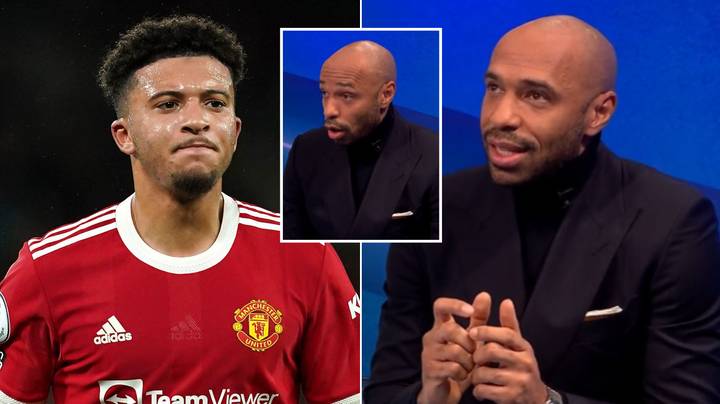 Thierry Henry insists Jadon Sancho has one major flaw in his game since Man Utd move - Bóng Đá